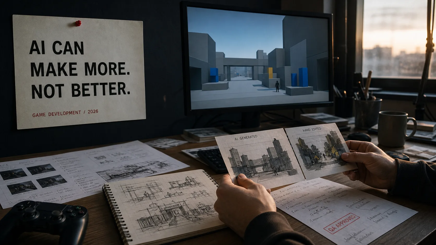 AI Can Make More. Not Better: What Game Development Research Actually Says