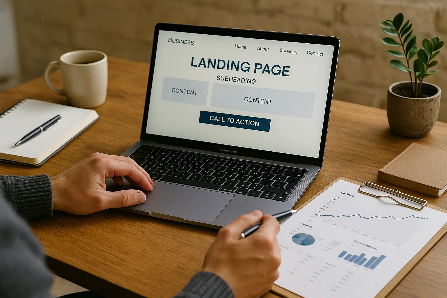 Business Landing vs Company Website in 2025