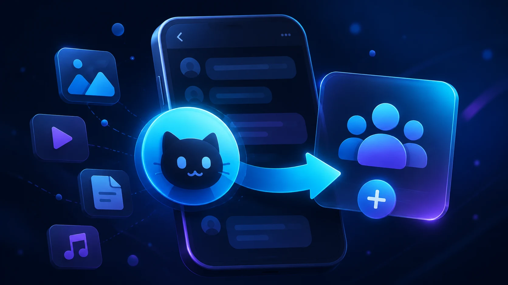 Як додати Mau Saver у Telegram-групу та зберігати медіа прямо в чаті
