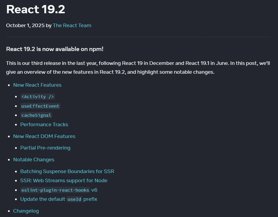React docs screenshot showing an Effect Event used inside an Effect so the chat connection depends on roomId while the callback stays current