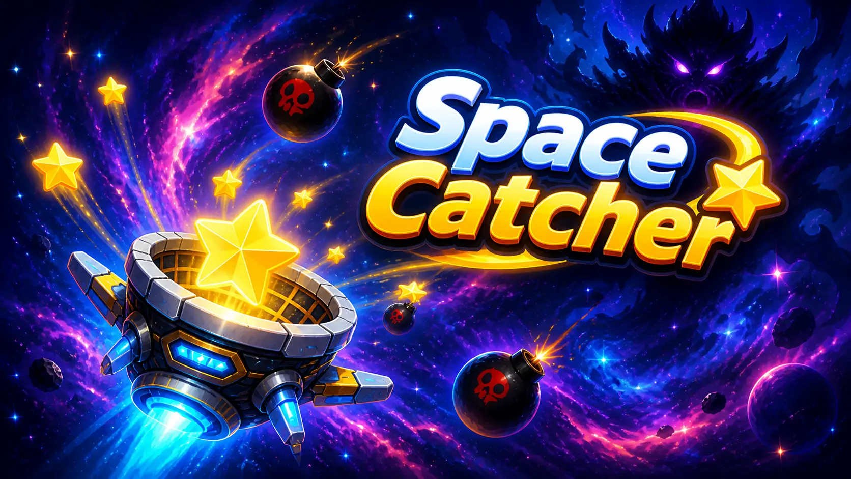 Space Catcher cosmic arcade game cover