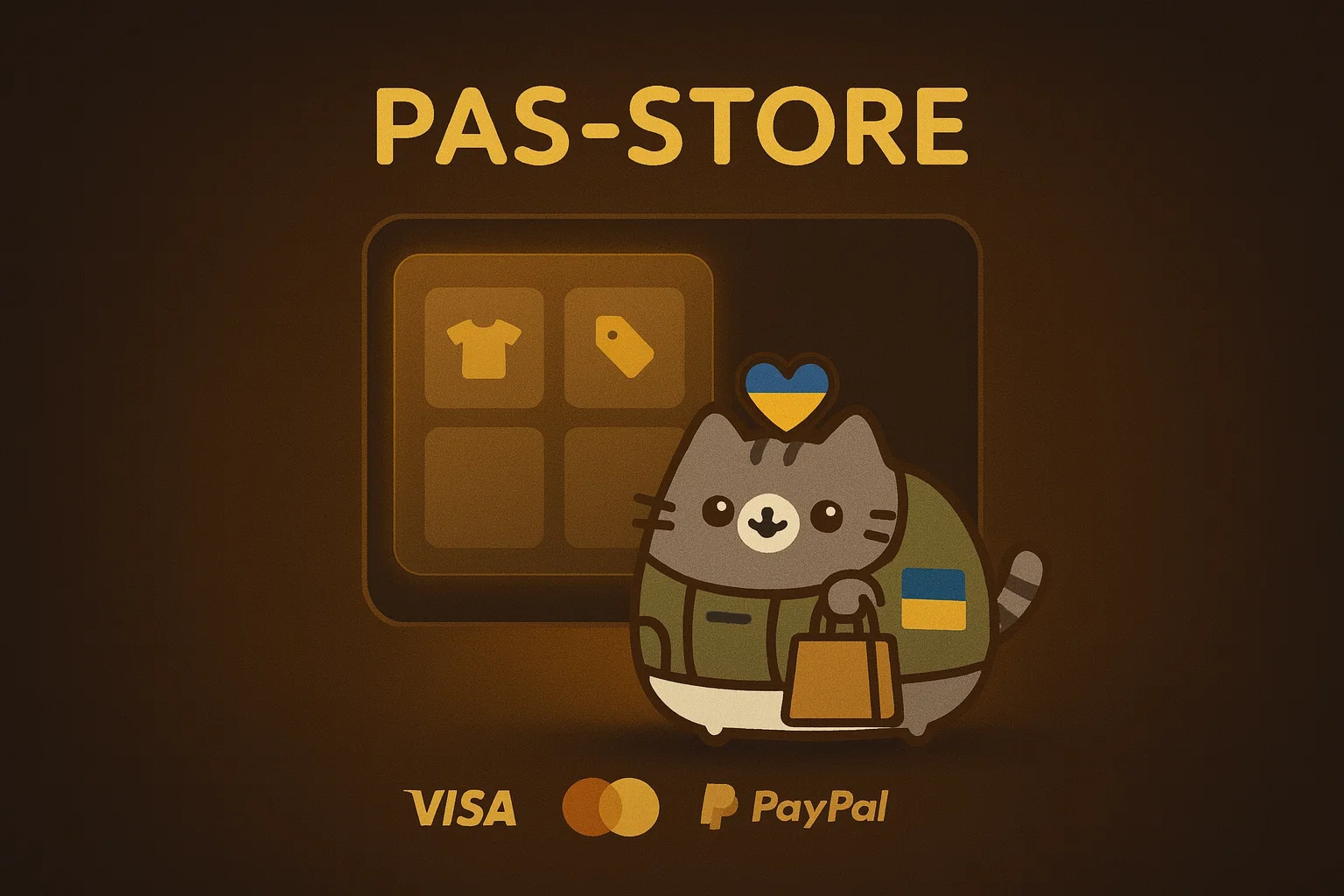 Screenshot of PAS Store — Digital product shop, E-commerce